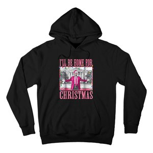 Trump 2024 ILl Be Home For Christmas Santa Trump 2024 Hoodie