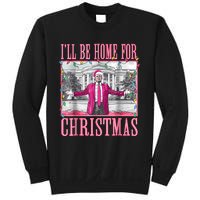 Trump 2024 ILl Be Home For Christmas Santa Trump 2024 Sweatshirt