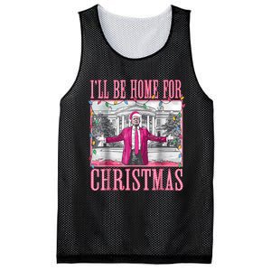 Trump 2024 ILl Be Home For Christmas Santa Trump 2024 Mesh Reversible Basketball Jersey Tank