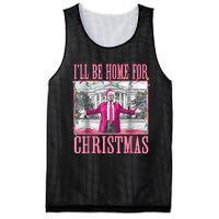 Trump 2024 ILl Be Home For Christmas Santa Trump 2024 Mesh Reversible Basketball Jersey Tank