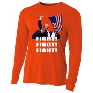 Trump 2024 I Fully Endorse President Trump Fight Fight Fight Cooling Performance Long Sleeve Crew