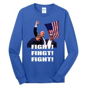 Trump 2024 I Fully Endorse President Trump Fight Fight Fight Tall Long Sleeve T-Shirt