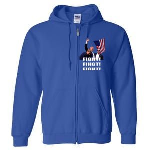 Trump 2024 I Fully Endorse President Trump Fight Fight Fight Full Zip Hoodie