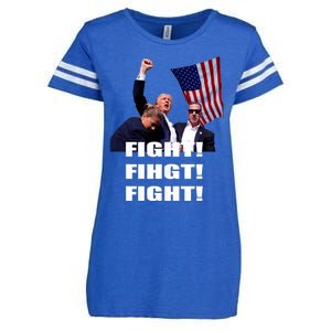 Trump 2024 I Fully Endorse President Trump Fight Fight Fight Enza Ladies Jersey Football T-Shirt