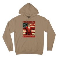 Trump 2024 ILl Be Home For Christmas Funny Trump Christmas Hoodie