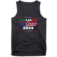 Trump 2024 Italians For Trump Donald Trump 2024 Elections Tank Top