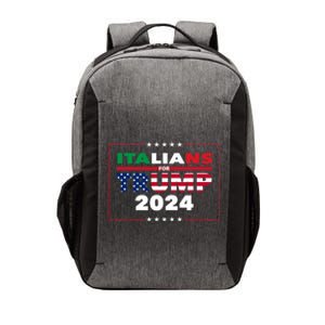 Trump 2024 Italians For Trump Donald Trump 2024 Elections Vector Backpack