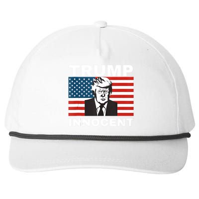 Trump 2024 Innocent TRUMP ProTrump AntiDemocrat Snapback Five-Panel Rope Hat