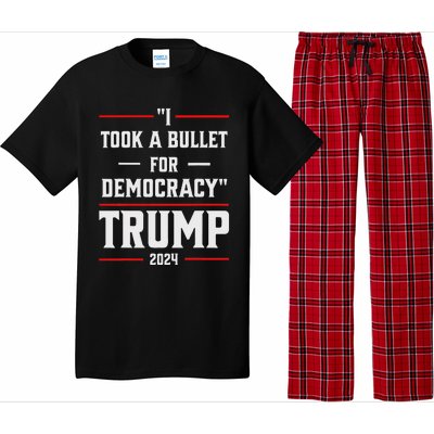 Trump 2024 I Took A Bullet For Democracy Pajama Set