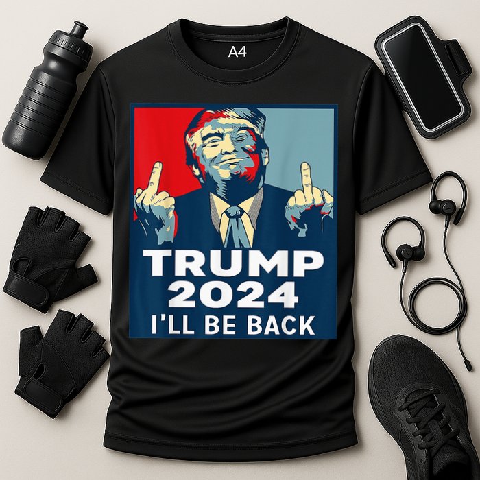 Trump 2024 I will be back Classic Cooling Performance Crew T-Shirt