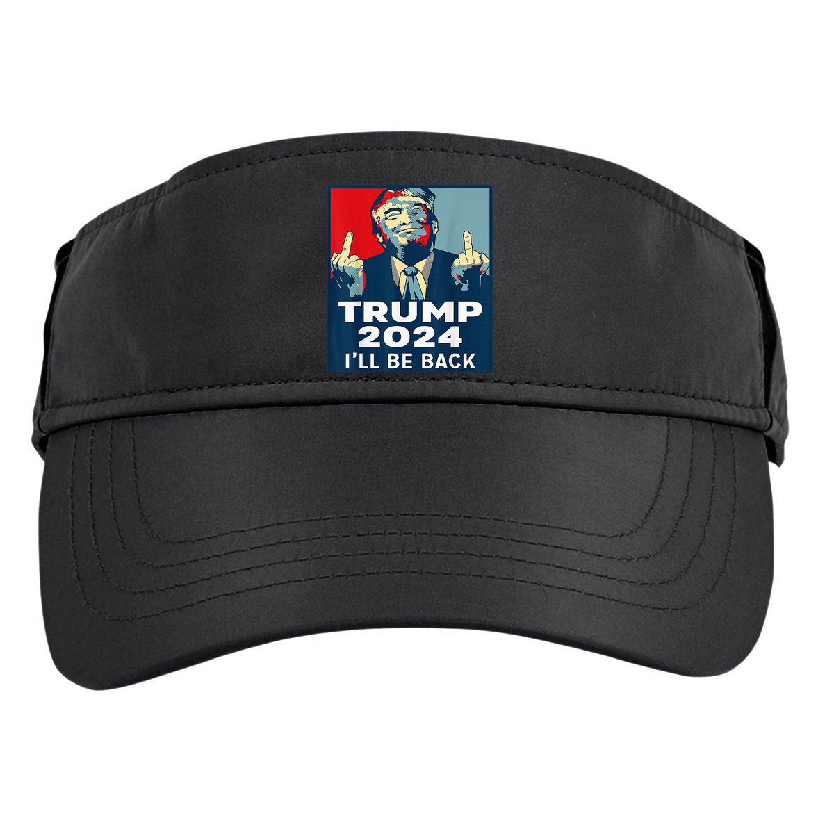 Trump 2024 I will be back Classic Adult Drive Performance Visor