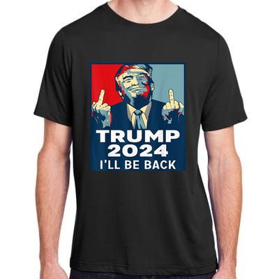 Trump 2024 I will be back Classic Adult ChromaSoft Performance T-Shirt