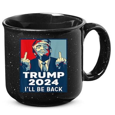 Trump 2024 I will be back Classic 15oz Campfire Ceramic Mug