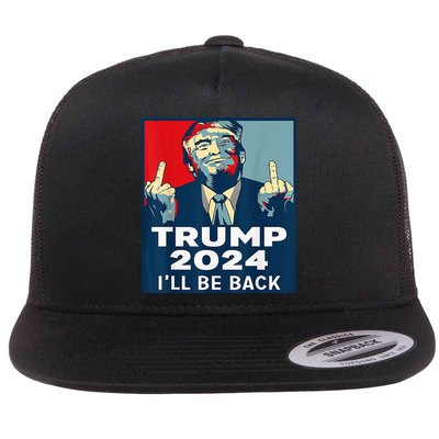 Trump 2024 I will be back Classic Flatbill Hat