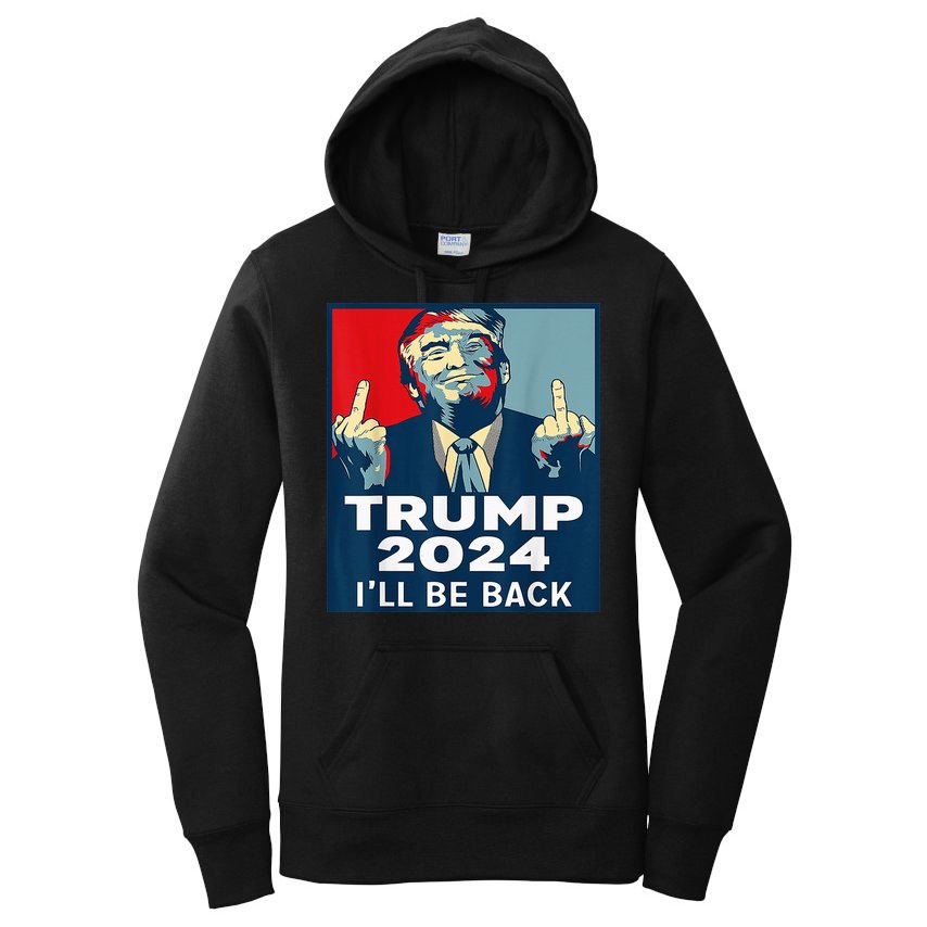 Trump 2024 I will be back Classic Women's Pullover Hoodie