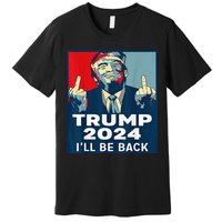 Trump 2024 I will be back Classic Premium T-Shirt