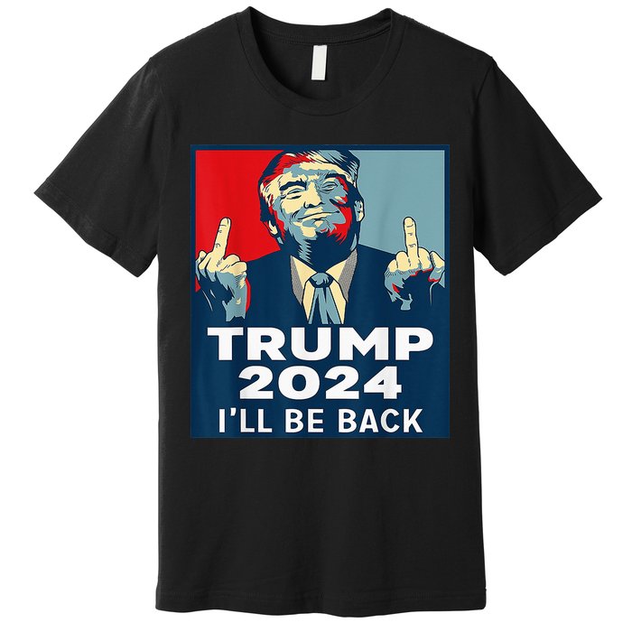 Trump 2024 I will be back Classic Premium T-Shirt