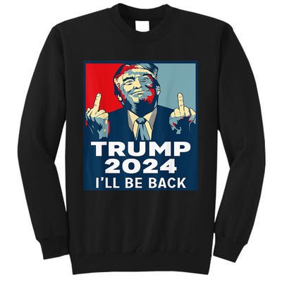 Trump 2024 I will be back Classic Tall Sweatshirt