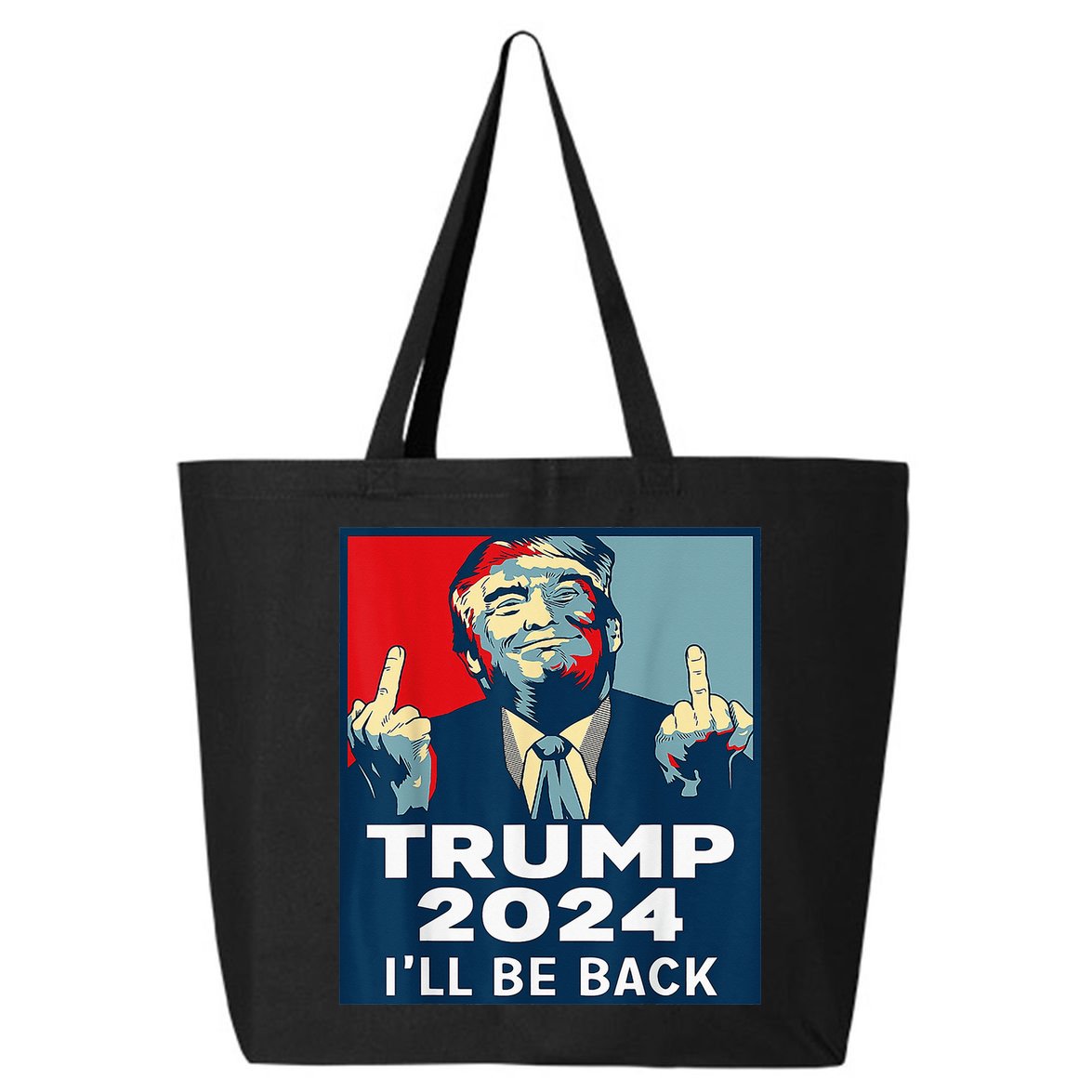 Trump 2024 I will be back Classic 25L Jumbo Tote