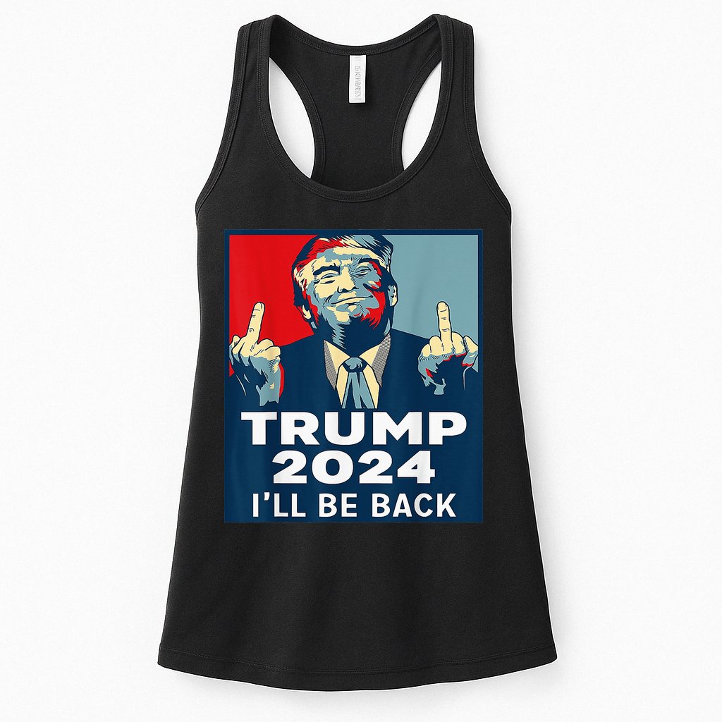 Trump 2024 I will be back Classic Womens Tank Top