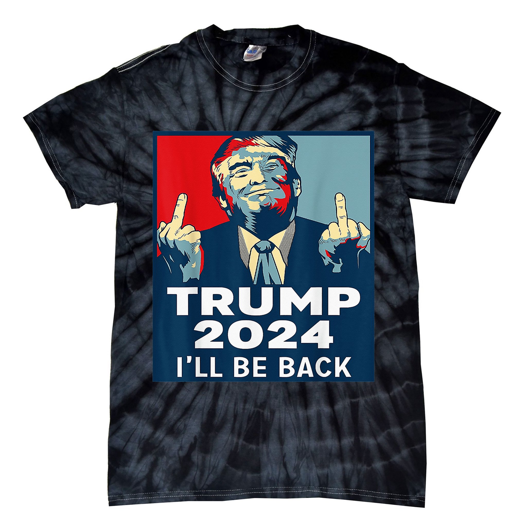 Trump 2024 I will be back Classic Tie-Dye T-Shirt