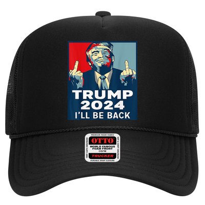 Trump 2024 I will be back Classic Trucker Hat