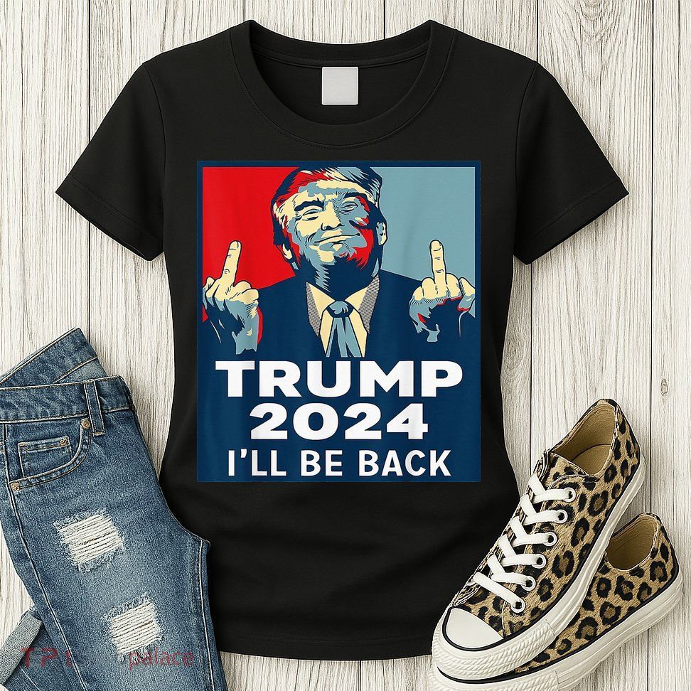 Trump 2024 I will be back Classic Womens T-Shirt