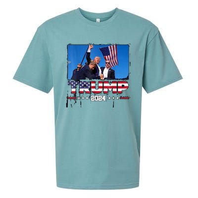 Trump 2024 ILl Never Stop Fighting For My Country Sueded Cloud Jersey T-Shirt