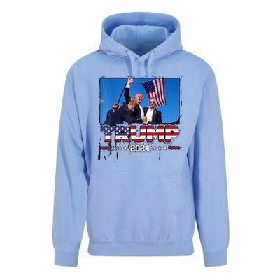 Trump 2024 ILl Never Stop Fighting For My Country Unisex Surf Hoodie