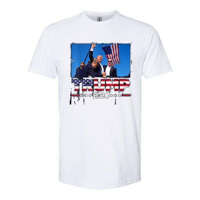 Trump 2024 ILl Never Stop Fighting For My Country Softstyle® CVC T-Shirt