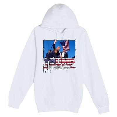 Trump 2024 ILl Never Stop Fighting For My Country Premium Pullover Hoodie