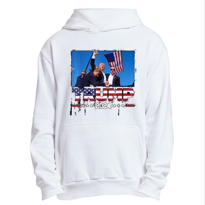 Trump 2024 ILl Never Stop Fighting For My Country Urban Pullover Hoodie