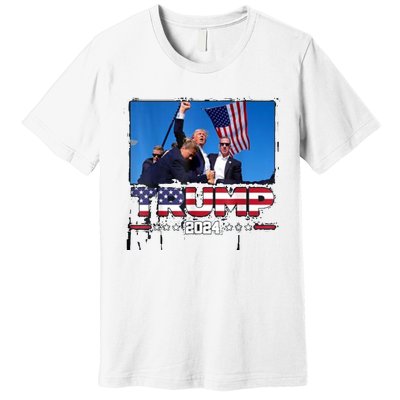 Trump 2024 ILl Never Stop Fighting For My Country Premium T-Shirt