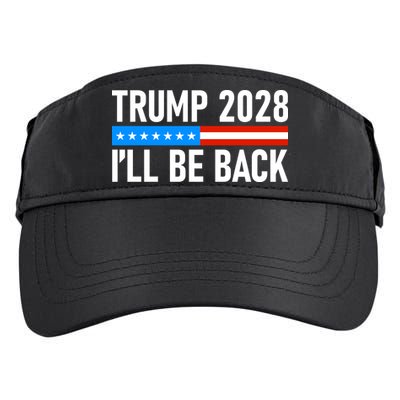 Trump 2028 I'll Be Back Adult Drive Performance Visor