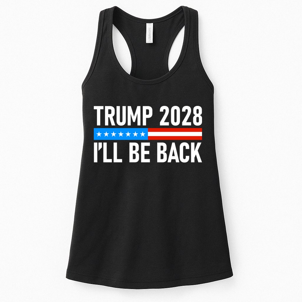 Trump 2028 I'll Be Back Womens Tank Top
