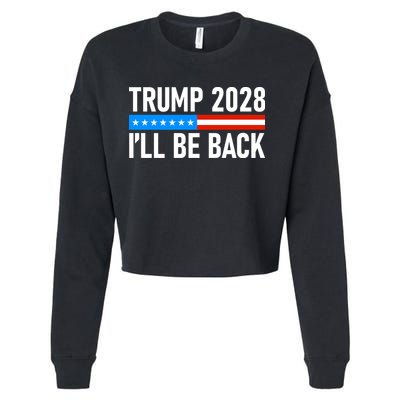 Trump 2028 I'll Be Back Cropped Pullover Crew
