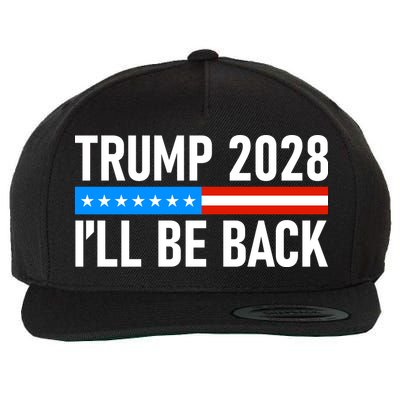 Trump 2028 I'll Be Back Wool Snapback Cap