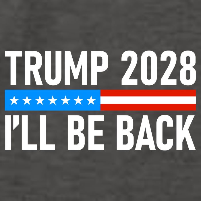 Trump 2028 I'll Be Back Vector Backpack
