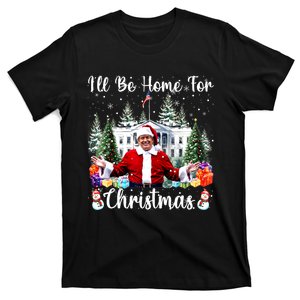 Trump 2024 Ill Be Home For Christmas Santa Claus Gift T-Shirt