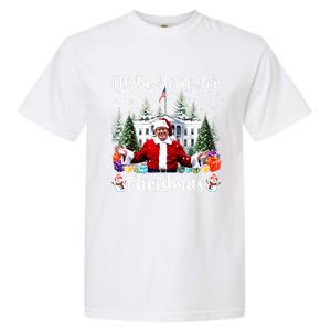 Trump 2024 Ill Be Home For Christmas Santa Claus Gift Garment-Dyed Heavyweight T-Shirt