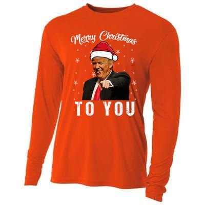 Trump 2024 ILl Be Home For Christmas Cooling Performance Long Sleeve Crew