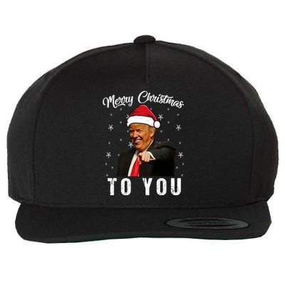 Trump 2024 ILl Be Home For Christmas Wool Snapback Cap