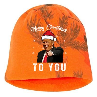 Trump 2024 ILl Be Home For Christmas Kati - Camo Knit Beanie