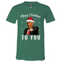 Trump 2024 ILl Be Home For Christmas V-Neck T-Shirt