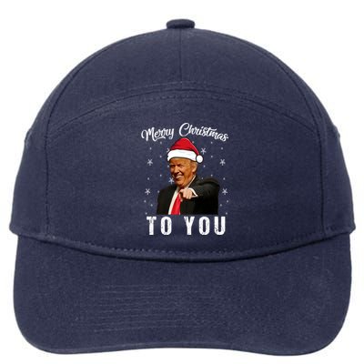 Trump 2024 ILl Be Home For Christmas 7-Panel Snapback Hat