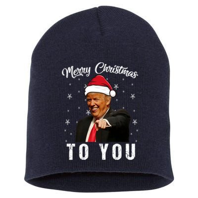 Trump 2024 ILl Be Home For Christmas Short Acrylic Beanie