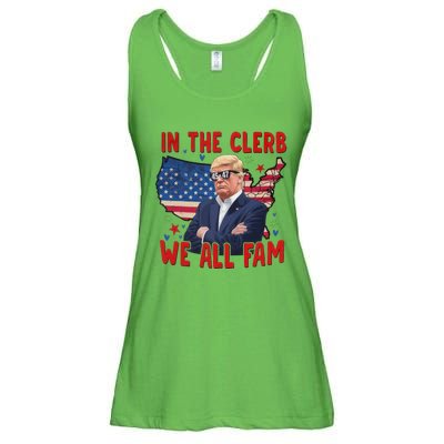 Trump 2024 In The Clerb We All Fam 45 47 Ladies Essential Flowy Tank