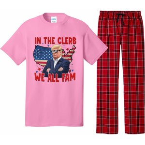 Trump 2024 In The Clerb We All Fam 45 47 Pajama Set