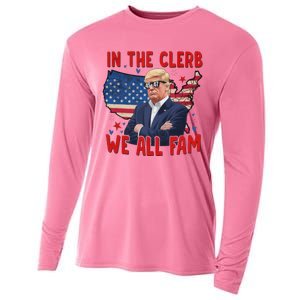 Trump 2024 In The Clerb We All Fam 45 47 Cooling Performance Long Sleeve Crew