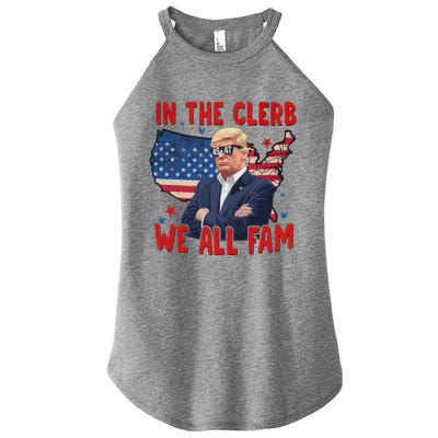 Trump 2024 In The Clerb We All Fam 45 47 Women's Perfect Tri Rocker Tank